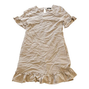 Very J Small Gray Short Sleeve Above Knee Dress